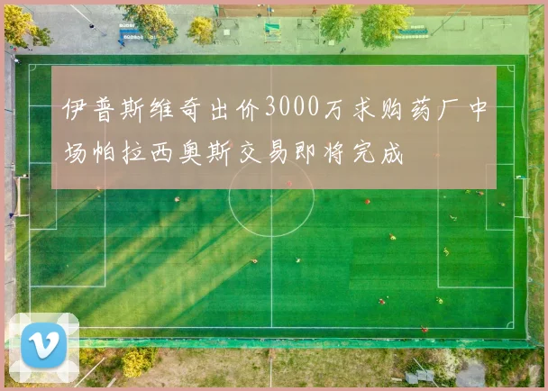 伊普斯维奇出价3000万求购药厂中场帕拉西奥斯交易即将完成